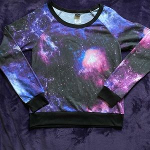 Galaxy print long sleeve